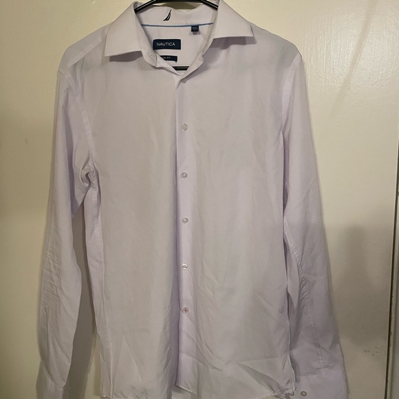Nautica Men's Classic White Dress Shirt - Picture 1 of 2